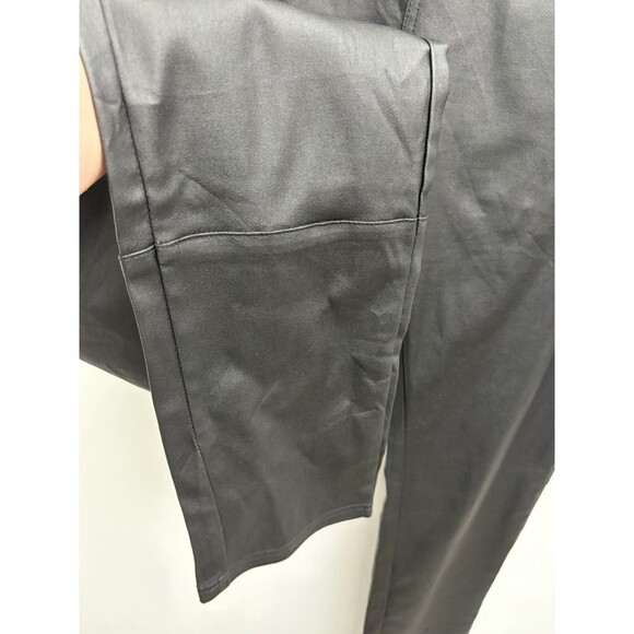 SHEIN Curve Women’s Pant Faux Leather Stretch Black Plus 4XL Skinny Leg - Picture 12 of 12